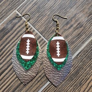 Football earrings